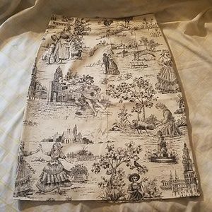 Park view pencil skirt